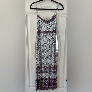 arnhem sundress white floral strappy Australian designer spell Gypsy midi dress